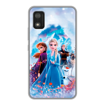 Силиконовый чехол на Itel A17 с принтом Холодное сердце Frozen Силиконовый чехол на Itel A17 с принтом Холодное сердце Frozen