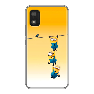 Силиконовый чехол на Itel A17 с принтом Миньоны Силиконовый чехол на Itel A17 с принтом Миньоны
