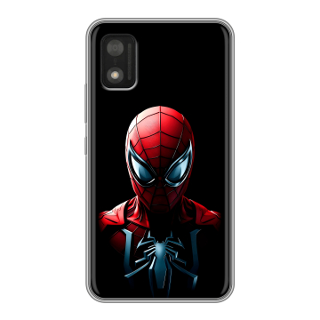 Силиконовый чехол на Itel A17 с принтом Spiderman Человек паук