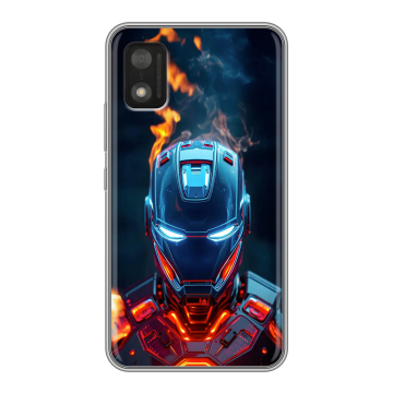 Силиконовый чехол на Itel A17 с принтом IronMan Железный человек Силиконовый чехол на Itel A17 с принтом IronMan Железный человек