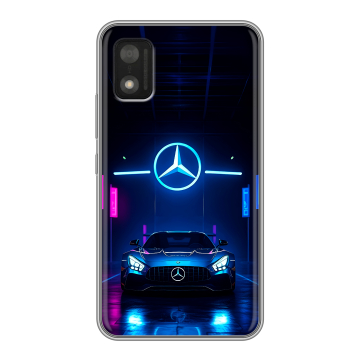 Силиконовый чехол на Itel A17 с принтом Mercedes Мерседес Силиконовый чехол на Itel A17 с принтом Mercedes Мерседес