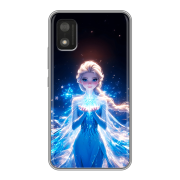 Силиконовый чехол на Itel A17 с принтом Холодное сердце Frozen Силиконовый чехол на Itel A17 с принтом Холодное сердце Frozen