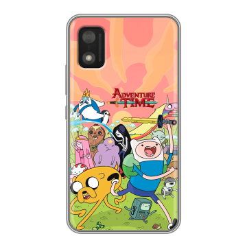Силиконовый чехол на Itel A17 с принтом Adventure time Время приключений Силиконовый чехол на Itel A17 с принтом Adventure time Время приключений