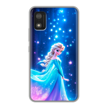Силиконовый чехол на Itel A17 с принтом Холодное сердце Frozen Силиконовый чехол на Itel A17 с принтом Холодное сердце Frozen