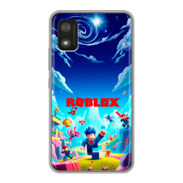 Силиконовый чехол на Itel A17 с принтом Roblox Роблокс Силиконовый чехол на Itel A17 с принтом Roblox Роблокс
