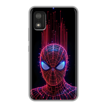 Силиконовый чехол на Itel A17 с принтом Spiderman Человек паук Силиконовый чехол на Itel A17 с принтом Spiderman Человек паук