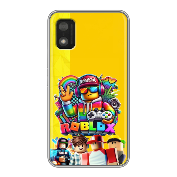 Силиконовый чехол на Itel A17 с принтом Roblox Роблокс Силиконовый чехол на Itel A17 с принтом Roblox Роблокс