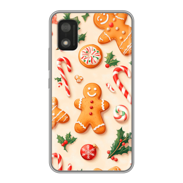 Силиконовый чехол на Itel A17 с принтом Новый год Силиконовый чехол на Itel A17 с принтом Новый год