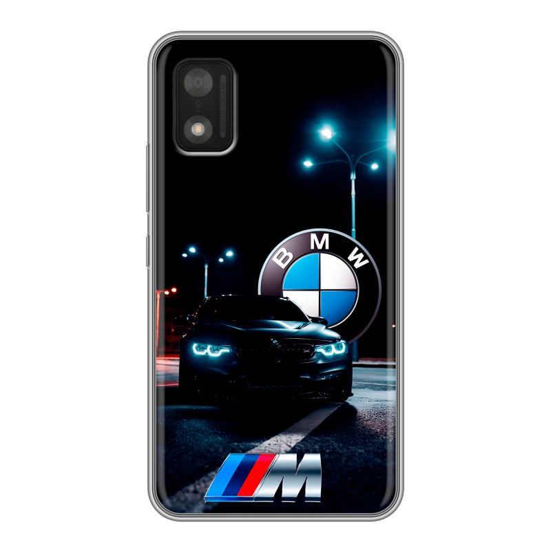 Силиконовый чехол на Itel A17 с принтом БМВ BMW Силиконовый чехол на Itel A17 с принтом БМВ BMW