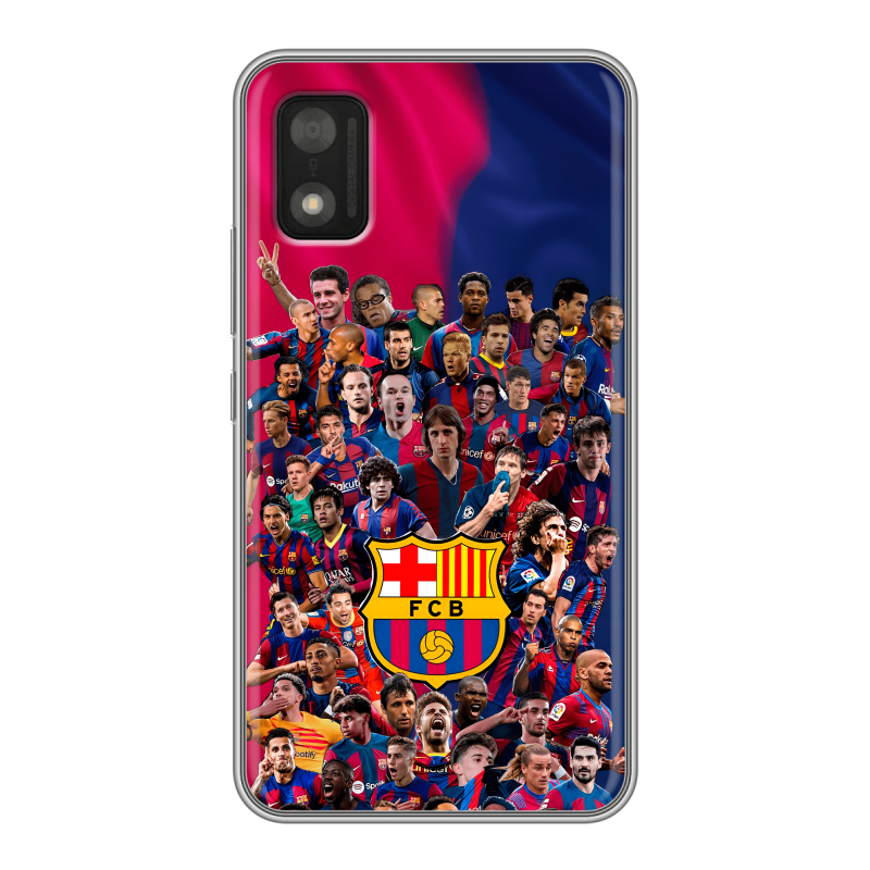 Силиконовый чехол на Itel A17 с принтом Барселона Barcelona Силиконовый чехол на Itel A17 с принтом Барселона Barcelona