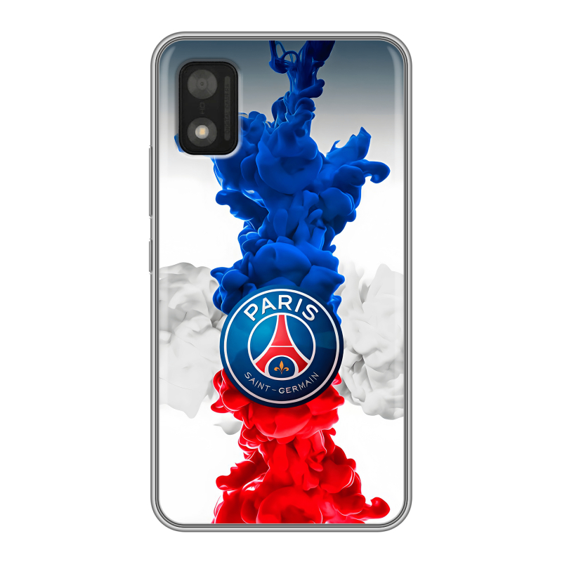 Силиконовый чехол на Itel A17 с принтом PSG ПСЖ Силиконовый чехол на Itel A17 с принтом PSG ПСЖ