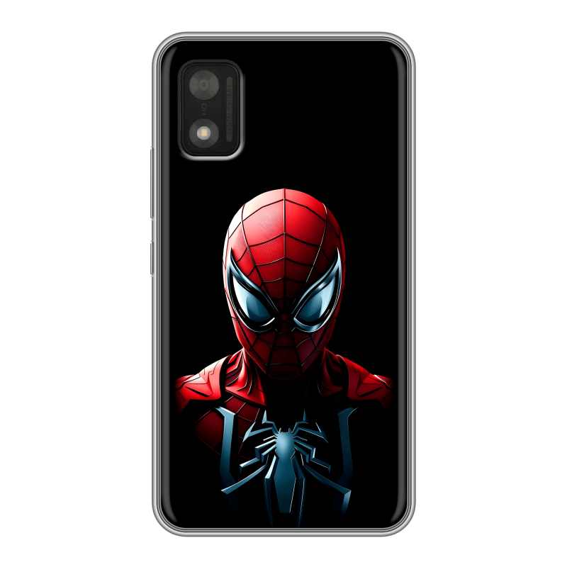 Силиконовый чехол на Itel A17 с принтом Spiderman Человек паук Силиконовый чехол на Itel A17 с принтом Spiderman Человек паук