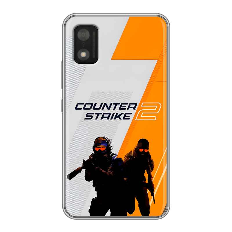 Силиконовый чехол на Itel A17 с принтом Counter Strike Силиконовый чехол на Itel A17 с принтом Counter Strike