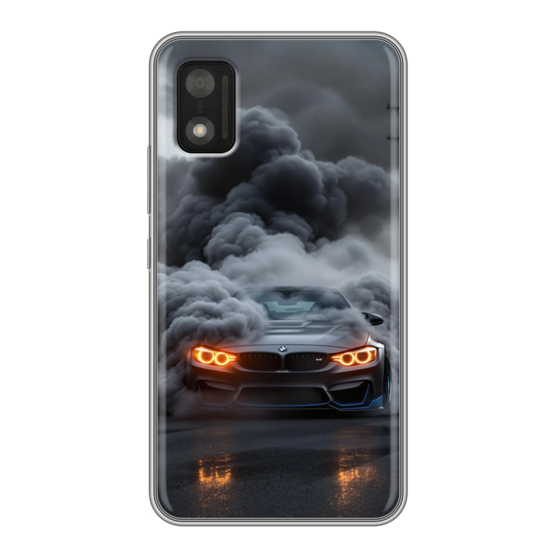 Силиконовый чехол на Itel A17 с принтом BMW БМВ Силиконовый чехол на Itel A17 с принтом BMW БМВ
