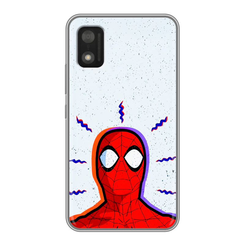 Силиконовый чехол на Itel A17 с принтом Spiderman Человек паук Силиконовый чехол на Itel A17 с принтом Spiderman Человек паук