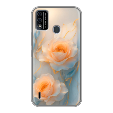 Силиконовый чехол на Itel A48 с принтом Женский