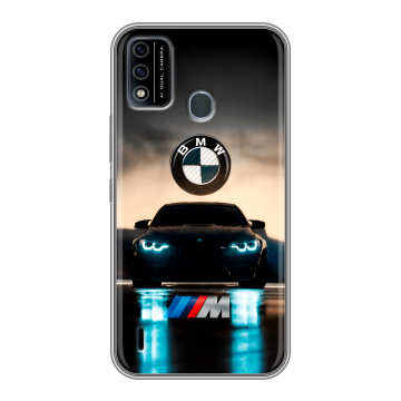 Силиконовый чехол на Itel A48 с принтом БМВ BMW Силиконовый чехол на Itel A48 с принтом БМВ BMW