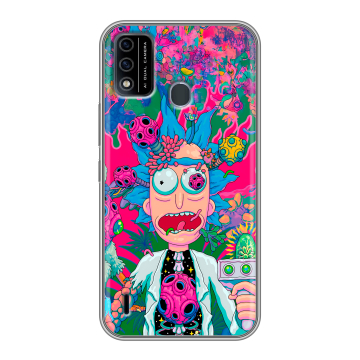Силиконовый чехол на Itel A48 с принтом Рик и Морти Rick Morty Силиконовый чехол на Itel A48 с принтом Рик и Морти Rick Morty