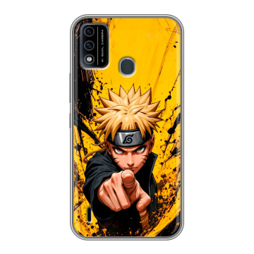 Силиконовый чехол на Itel A48 с принтом Naruto Наруто