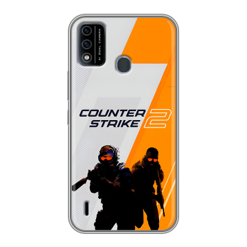 Силиконовый чехол на Itel A48 с принтом Counter Strike Силиконовый чехол на Itel A48 с принтом Counter Strike