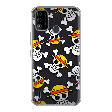 Силиконовый чехол на Itel A48 с принтом One Piece Ван Пис