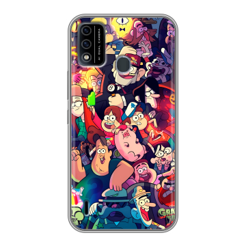 Силиконовый чехол на Itel A48 с принтом Gravity Falls Гравити Фолз Силиконовый чехол на Itel A48 с принтом Gravity Falls Гравити Фолз