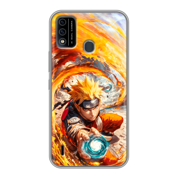 Силиконовый чехол на Itel A48 с принтом Аниме Наруто Naruto