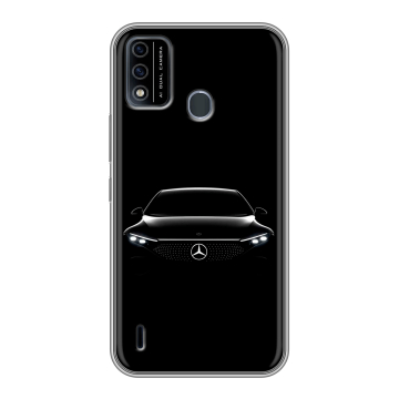 Силиконовый чехол на Itel A48 с принтом Mercedes Мерседес