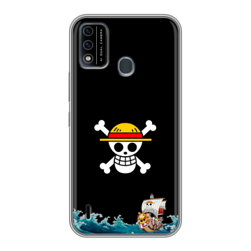 Силиконовый чехол на Itel A48 с принтом One Piece Ван Пис