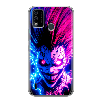 Силиконовый чехол на Itel A48 с принтом Death note Тетрадь смерти