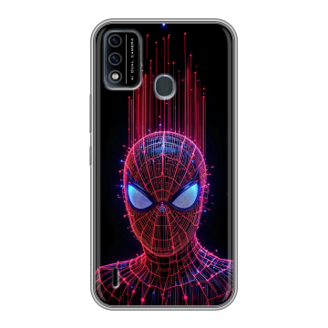 Силиконовый чехол на Itel A48 с принтом Spiderman Человек паук Силиконовый чехол на Itel A48 с принтом Spiderman Человек паук