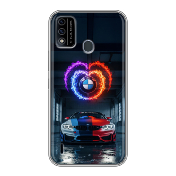 Силиконовый чехол на Itel A48 с принтом BMW БМВ Силиконовый чехол на Itel A48 с принтом BMW БМВ