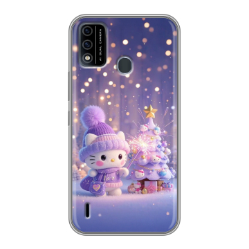 Силиконовый чехол на Itel A48 с принтом Новый год Силиконовый чехол на Itel A48 с принтом Новый год