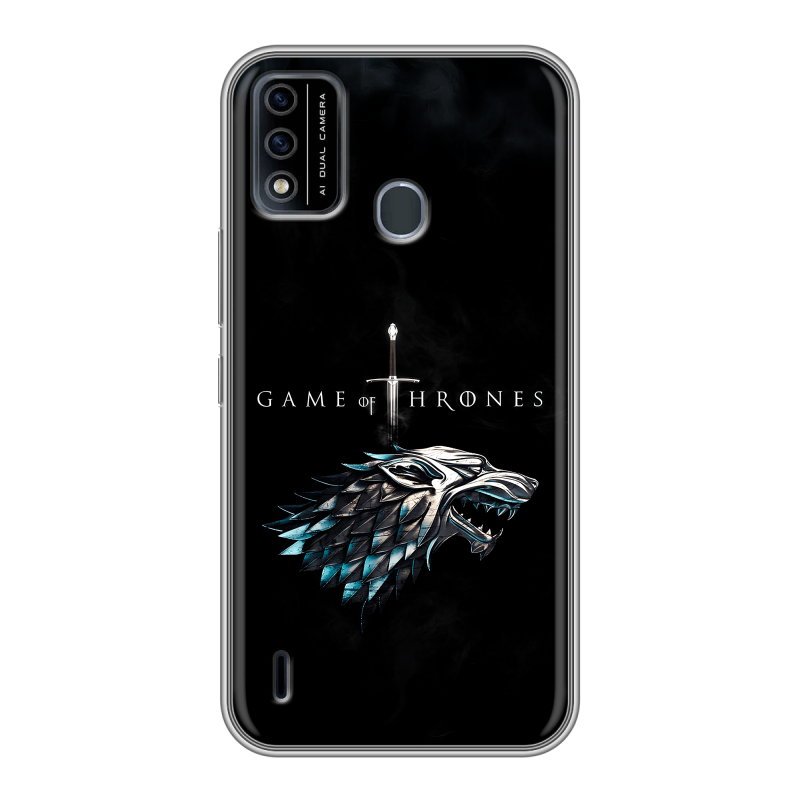 Силиконовый противоударный чехол на Itel A48 с принтом Игра Престолов Game Thrones Силиконовый противоударный чехол на Itel A48 с принтом Игра Престолов Game Thrones