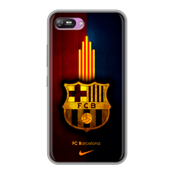 Силиконовый чехол на Itel A25 с принтом Барселона Barcelona