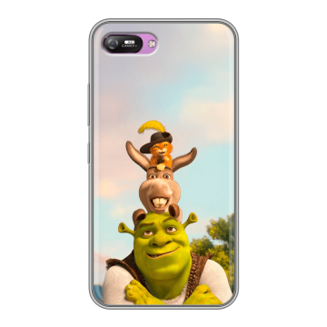 Силиконовый чехол на Itel A25 с принтом Шрек Shrek