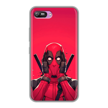 Силиконовый чехол на Itel A25 с принтом Дедпул Deadpool Силиконовый чехол на Itel A25 с принтом Дедпул Deadpool