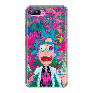 Силиконовый чехол на Itel A25 с принтом Рик и Морти Rick Morty Силиконовый чехол на Itel A25 с принтом Рик и Морти Rick Morty