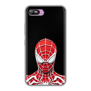 Силиконовый чехол на Itel A25 с принтом человек паук spiderman Силиконовый чехол на Itel A25 с принтом человек паук spiderman