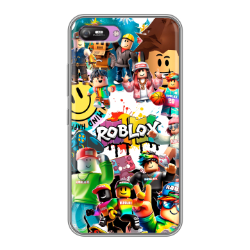 Силиконовый чехол на Itel A25 с принтом Roblox Роблокс Силиконовый чехол на Itel A25 с принтом Roblox Роблокс