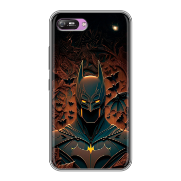 Силиконовый чехол на Itel A25 с принтом Batman Бэтмен Силиконовый чехол на Itel A25 с принтом Batman Бэтмен