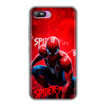 Силиконовый чехол на Itel A25 с принтом Spiderman Человек паук Силиконовый чехол на Itel A25 с принтом Spiderman Человек паук