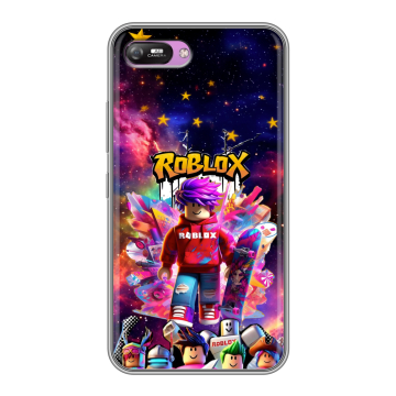 Силиконовый чехол на Itel A25 с принтом Roblox Роблокс Силиконовый чехол на Itel A25 с принтом Roblox Роблокс