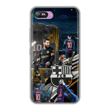 Силиконовый чехол на Itel A25 с принтом Messi Barcelona Силиконовый чехол на Itel A25 с принтом Messi Barcelona