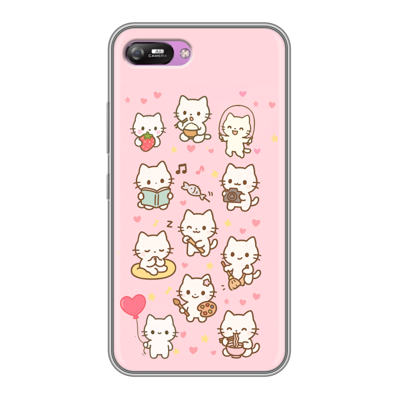 Силиконовый чехол на Itel A25 с принтом Hello Kitty Хелоу Кити Силиконовый чехол на Itel A25 с принтом Hello Kitty Хелоу Кити