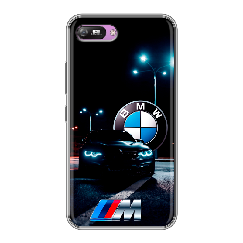 Силиконовый чехол на Itel A25 с принтом БМВ BMW Силиконовый чехол на Itel A25 с принтом БМВ BMW