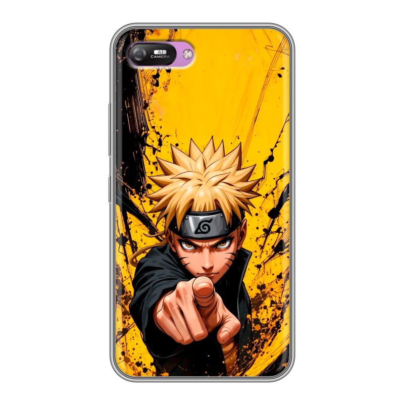 Силиконовый противоударный чехол на Itel A25 с принтом Naruto Наруто Силиконовый противоударный чехол на Itel A25 с принтом Naruto Наруто