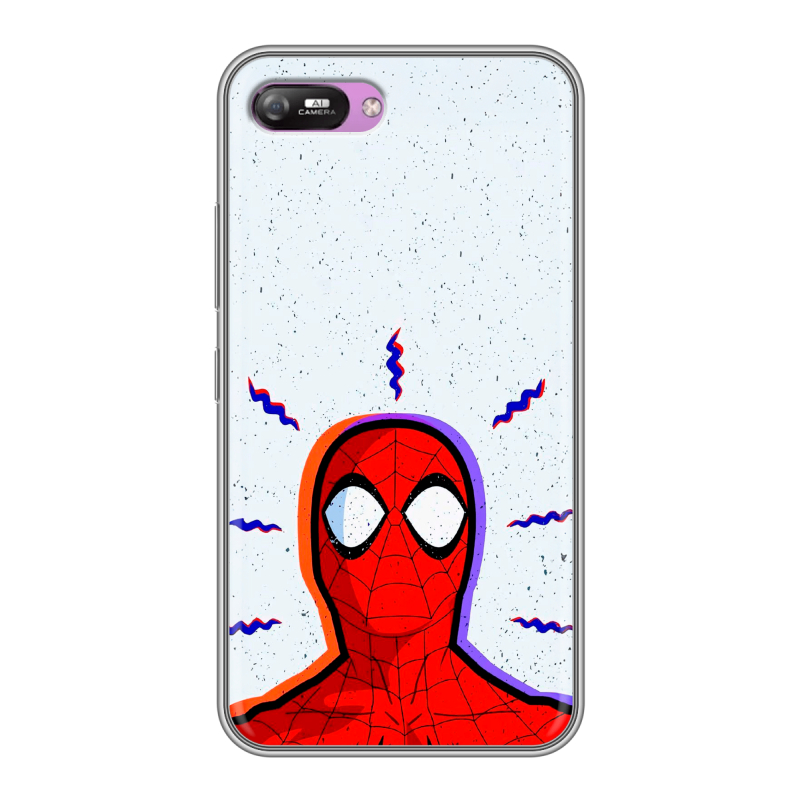 Силиконовый чехол на Itel A25 с принтом Spiderman Человек паук Силиконовый чехол на Itel A25 с принтом Spiderman Человек паук