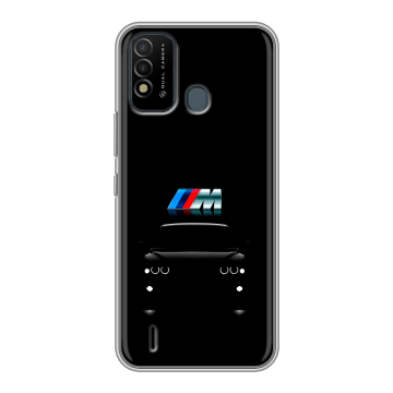 Силиконовый противоударный чехол на Itel Vision 2s с принтом БМВ BMW Силиконовый противоударный чехол на Itel Vision 2s с принтом БМВ BMW