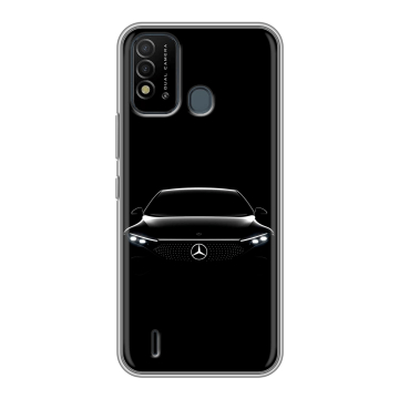 Силиконовый противоударный чехол на Itel Vision 2s с принтом Mercedes Мерседес Силиконовый противоударный чехол на Itel Vision 2s с принтом Mercedes Мерседес